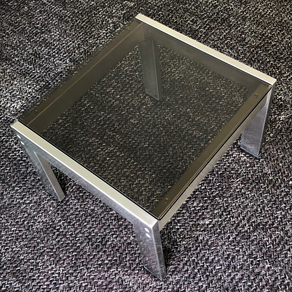 Quadratischer Couchtisch von Gae Aulenti, Italien 1970er Jahre