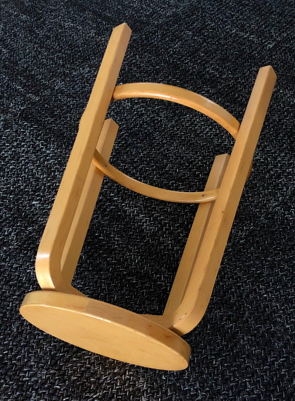 Bar stool 64 by Alvar Aalto for Artek, Finland 1980s