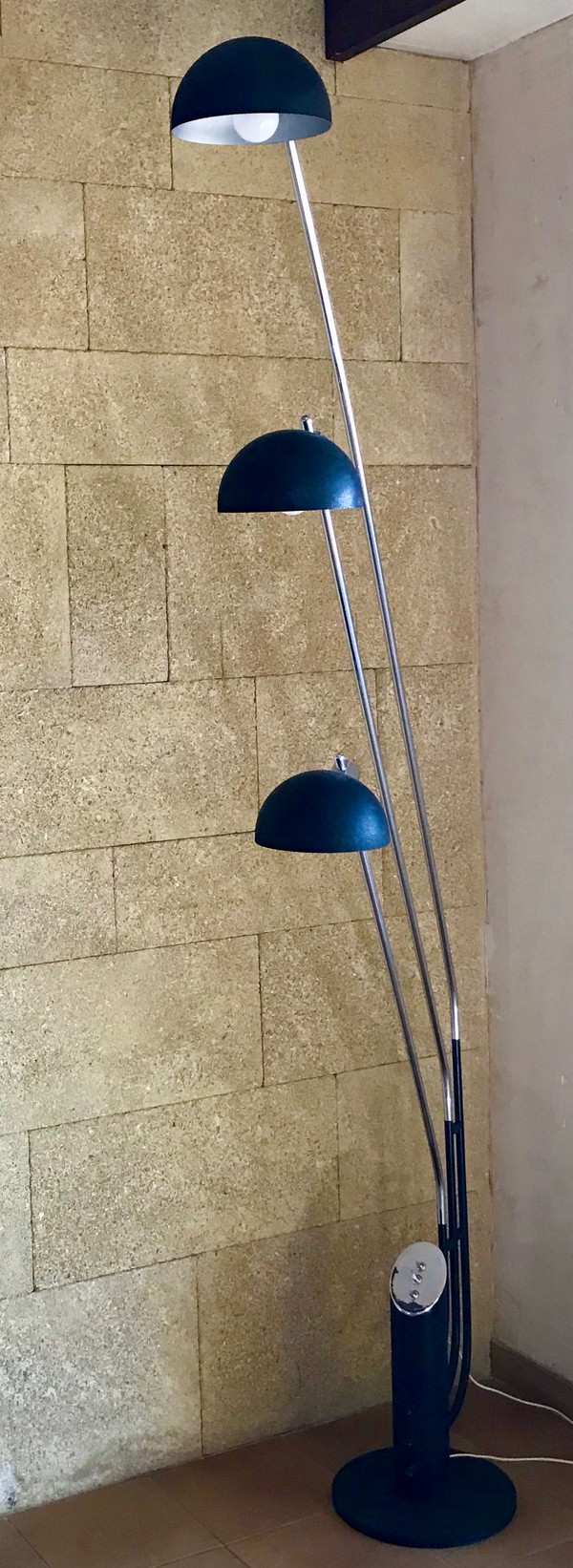 Molto Alto three-branched floor lamp by Franco Marchetti, Italy 1970s