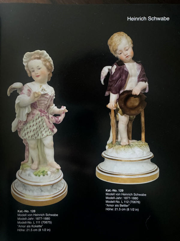 Meissen, porcelain figure Cupid as a beggar