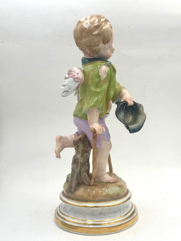 Meissen, porcelain figure Cupid as a beggar