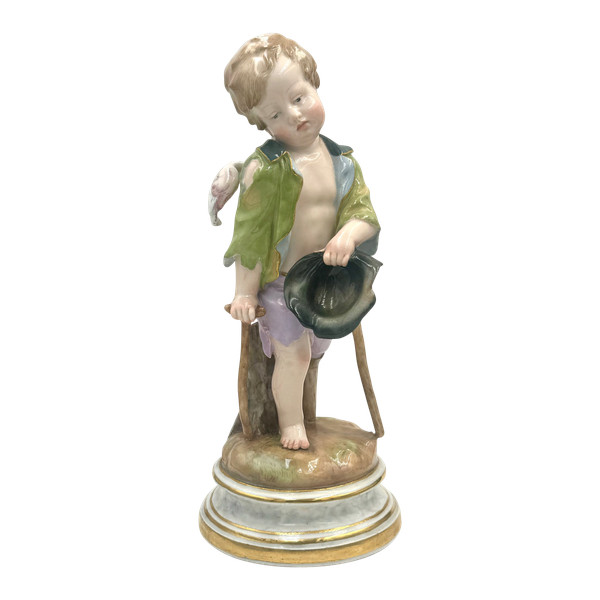 Meissen, porcelain figure Cupid as a beggar