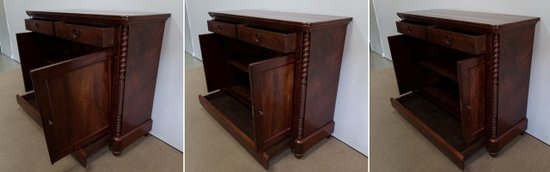  Buffet en Acajou, époque Restauration – Début XIXe 