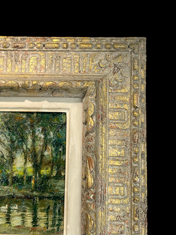 GEMÄLDE / ÖL AUF PANEL VON CHARLES VERBRUGGHE 1877-1974 „NORMANDIE“