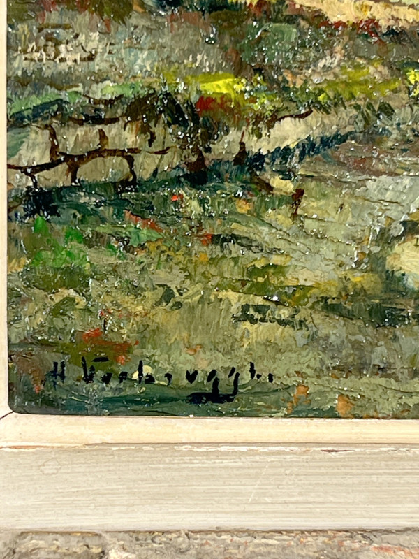GEMÄLDE / ÖL AUF PANEL VON CHARLES VERBRUGGHE 1877-1974 „NORMANDIE“
