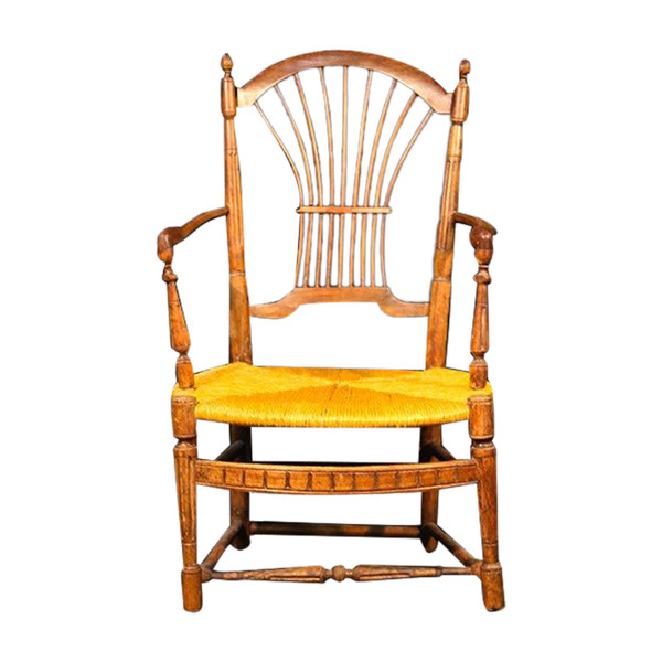 Fauteuil en paille XVIIIeme siècle Louis XVI
