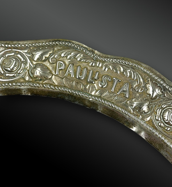 DEUX PLAQUES de SELLE de GAUCHO - Argentine - Vers 1900