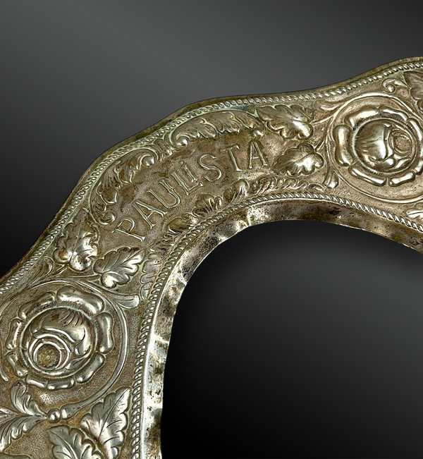 DEUX PLAQUES de SELLE de GAUCHO - Argentine - Vers 1900