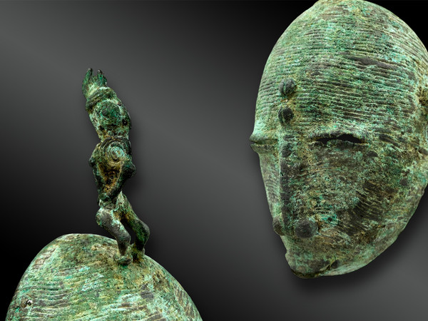 ANTHROPOMORPHISCHE MASKE – Baoulé-Kultur, Elfenbeinküste – Erste Hälfte des 20. Jahrhunderts