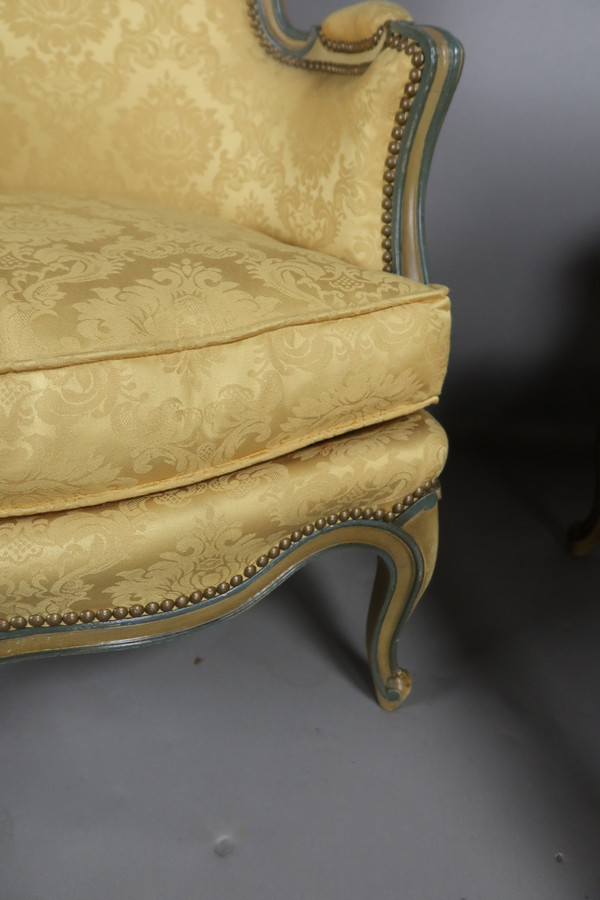 Paire de bergères style Louis XV