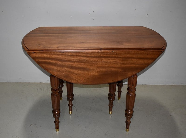 Louis-Philippe Mahogany Table Late 19th Century