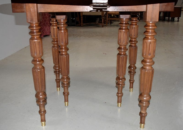 Louis-Philippe Mahogany Table Late 19th Century