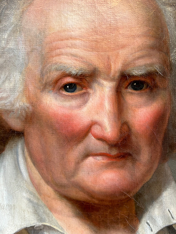 Portrait D’homme D’époque Empire - Huile Sur Toile Début XIXéme 