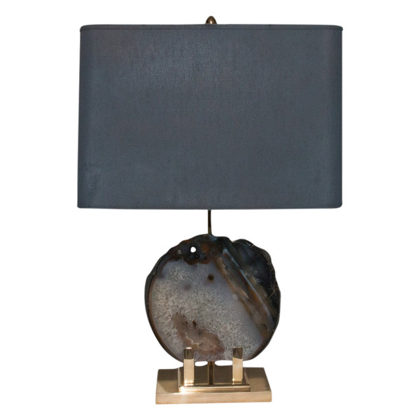Lampada in bronzo dorato firmata Willy Daro anni '70