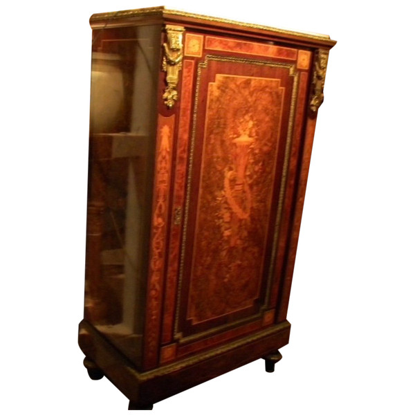 Meuble d'Entre Deux En Marqueterie De La Maison Pelcot