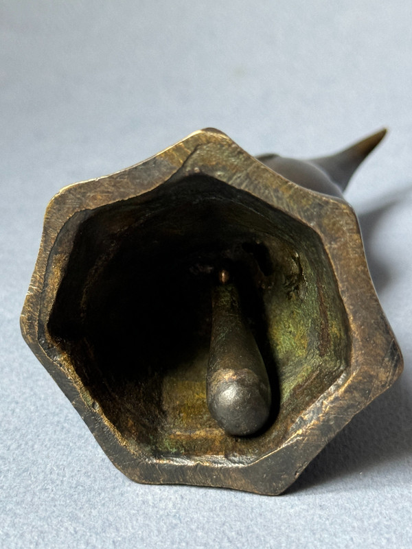 Bronzo ArtDeco "Uccello azzurro n. 1 testa sollevata" Édouard-Marcel SANDOZ (Susse Frères)