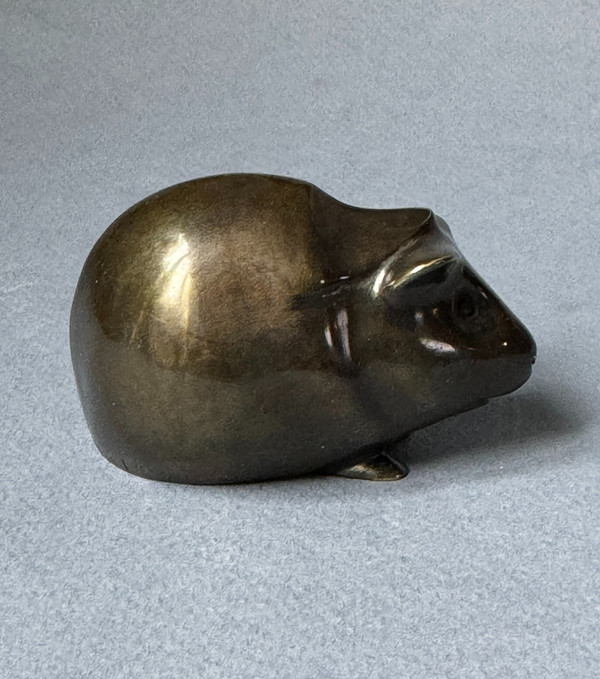  Bronze ArtDeco "Cochon d'Inde " Édouard-Marcel SANDOZ (Susse Frères)