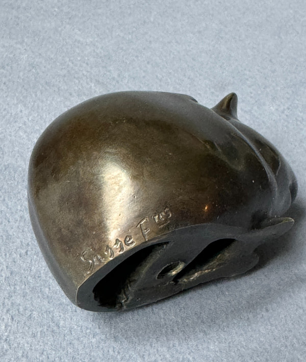  Bronze ArtDeco "Cochon d'Inde " Édouard-Marcel SANDOZ (Susse Frères)
