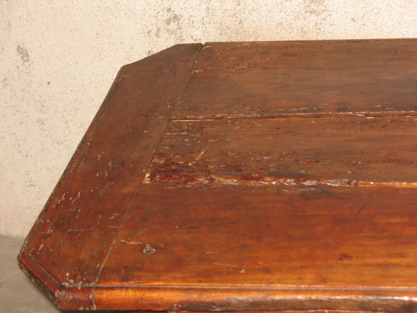 Writing table desk with a drawer in fruit wood Louis XIII period 17th