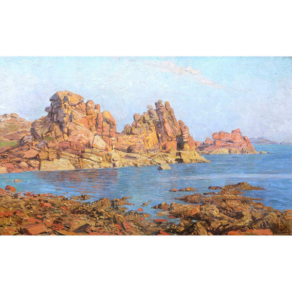 Prosper Henri WIRTH, La Pointe du Skewell a Ploumanac'h