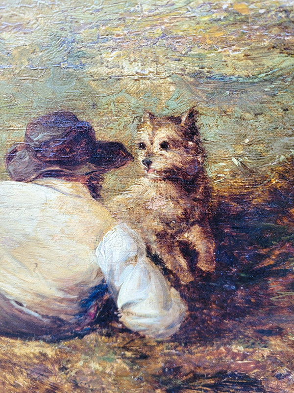 Picnic durante il raccolto, William I Shayer Senior, Hst, XIX secolo