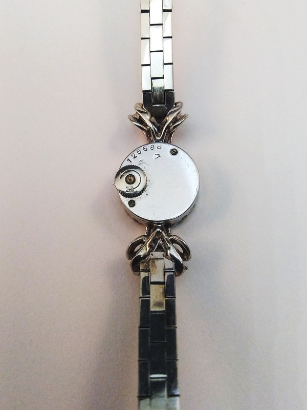 JAEGER LECOULTRE, FEMME, Diamants & Or blanc 18C