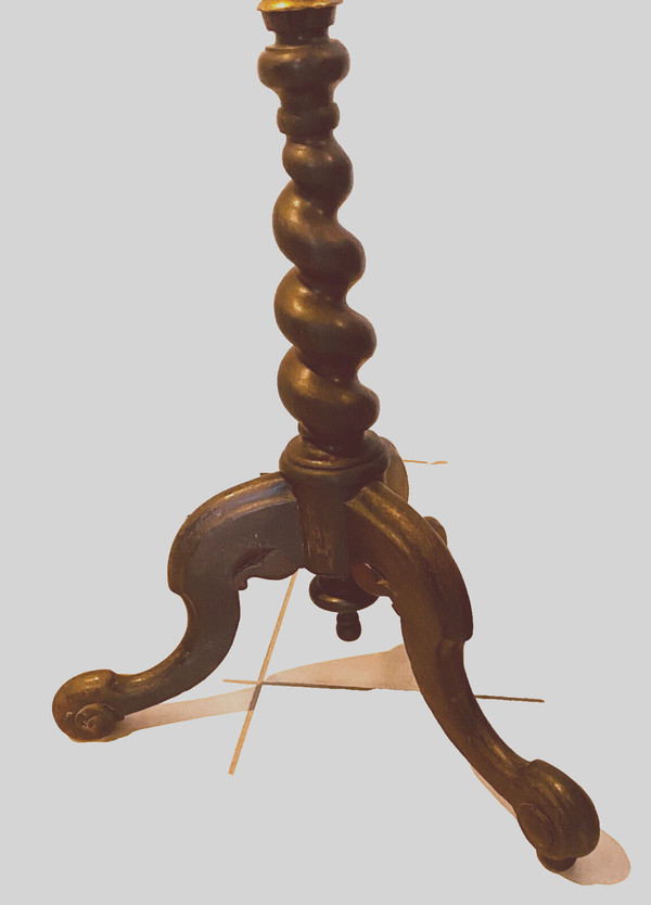 Napoleon III lectern in mahogany with tripod base 19th century