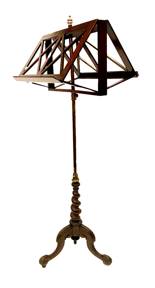 Napoleon III lectern in mahogany with tripod base 19th century