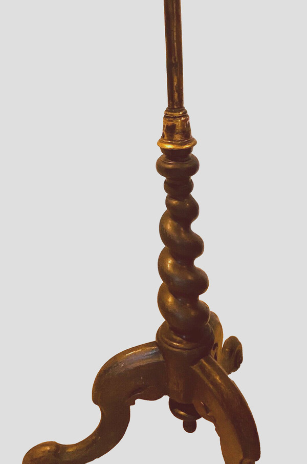 Napoleon III lectern in mahogany with tripod base 19th century