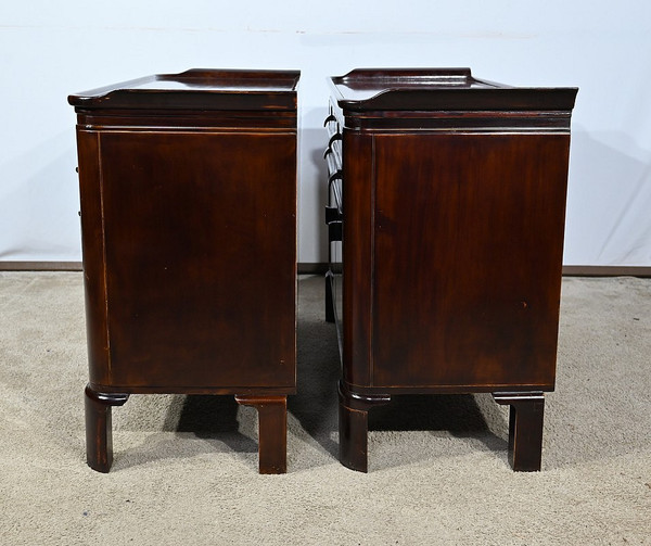 Paar kleine Sideboards aus lackiertem Holz – 1940