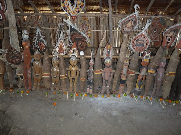 Yamswurzelmaske, Stammeskunst, ozeanische Kunst, Korbwaren, Papua-Neuguinea, ozeanische Kunst
