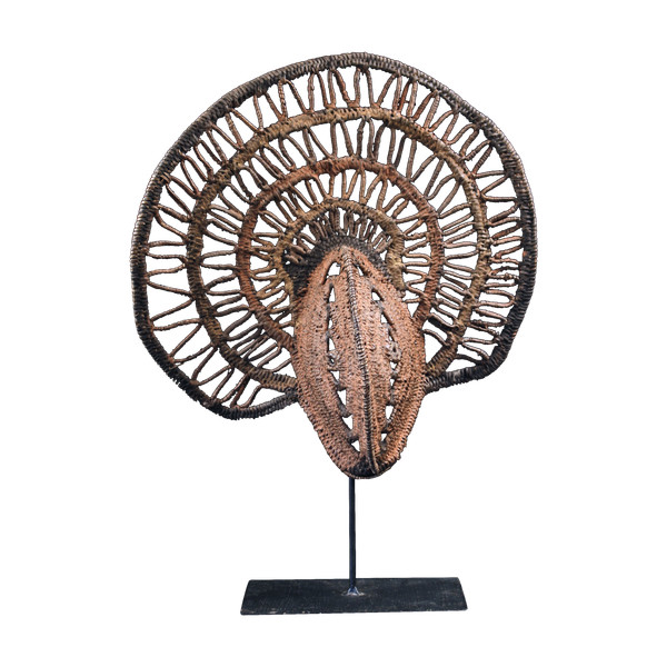 Yamswurzelmaske, Stammeskunst, ozeanische Kunst, Korbwaren, Papua-Neuguinea, ozeanische Kunst
