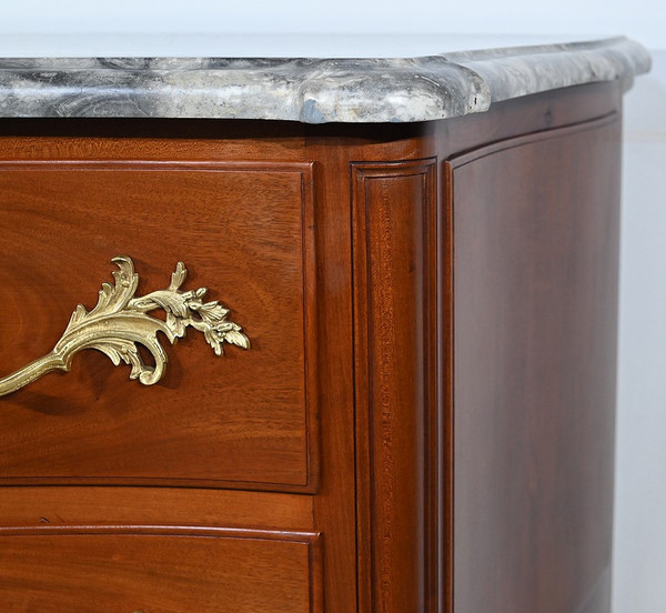 Commode Sauteuse en Acajou Massif, style Louis XV – Fin XIXe