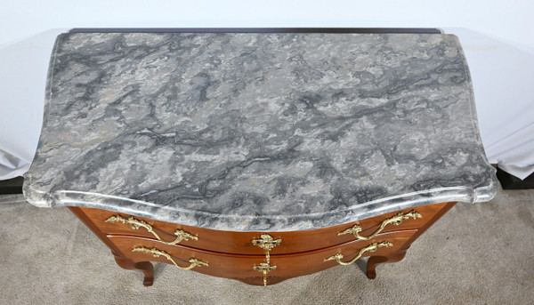 Commode Sauteuse en Acajou Massif, style Louis XV – Fin XIXe
