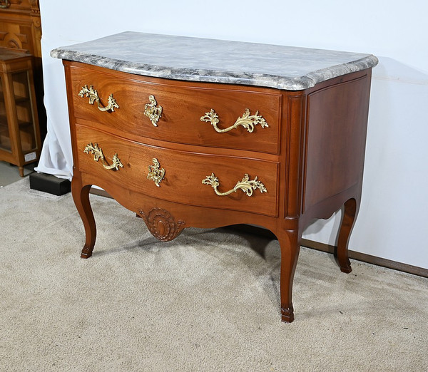 Commode Sauteuse en Acajou Massif, style Louis XV – Fin XIXe