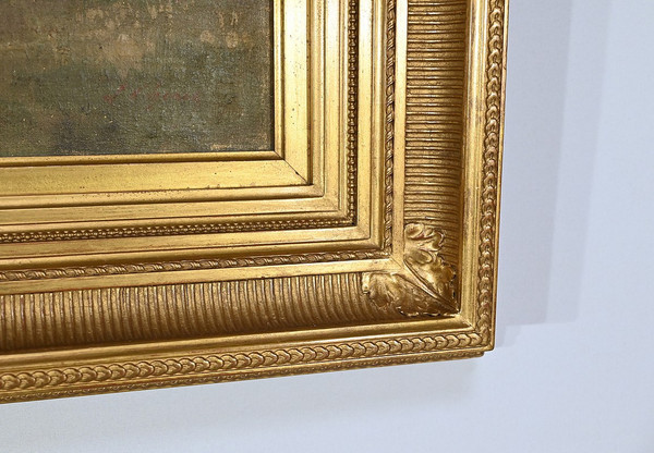 Huile sur Toile, signée Cheret – Milieu XIXe