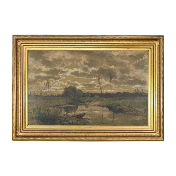 Huile sur Toile, signée Cheret – Milieu XIXe