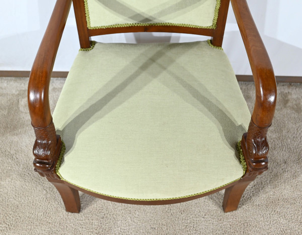 Fauteuil en Acajou de Cuba, époque Empire – Début XIXe