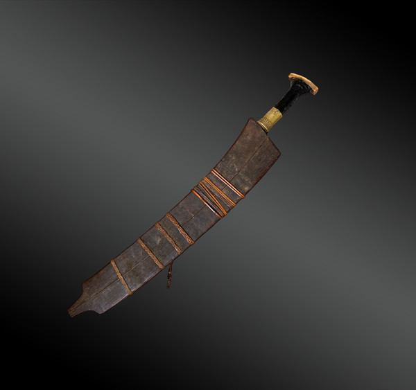 Lin gin or Kachin dha sword, northern Burma First third of the 20th century