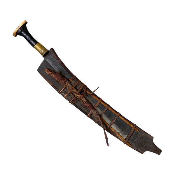 Lin gin or Kachin dha sword, northern Burma First third of the 20th century