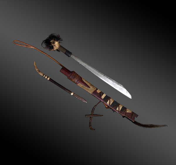 Epee Mandau Culture Dayak, île De Bornéo, Indonésie