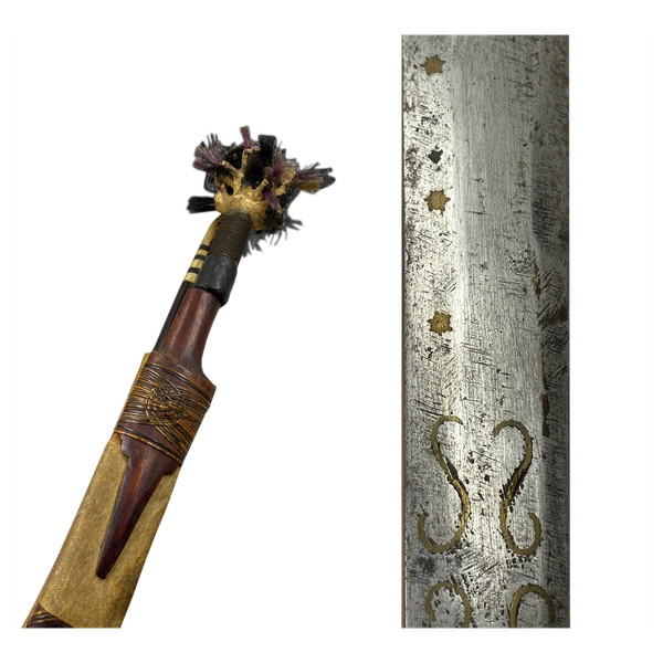 Epee Mandau Culture Dayak, île De Bornéo, Indonésie
