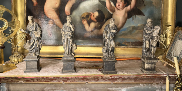 Statue dei quattro evangelisti - 1800 circa