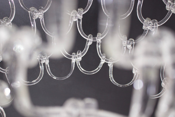 Angelo Mangiarotti style Murano chandelier.