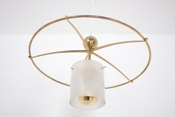 Angelo Mangiarotti style Murano chandelier.