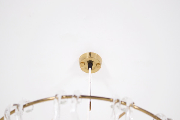 Angelo Mangiarotti style Murano chandelier.