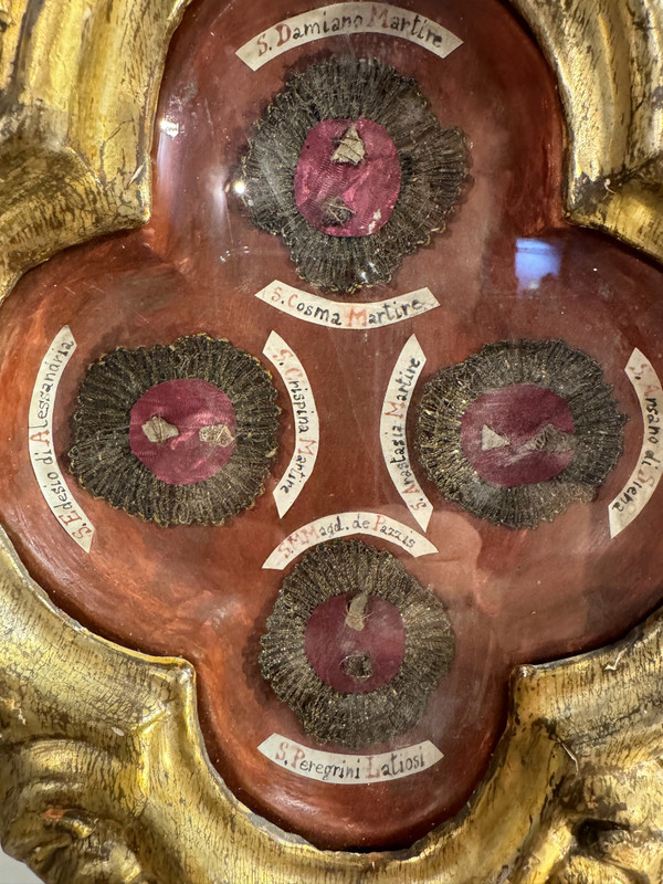 Grande Coppia di Ostensori Reliquiari - XVIII Secolo