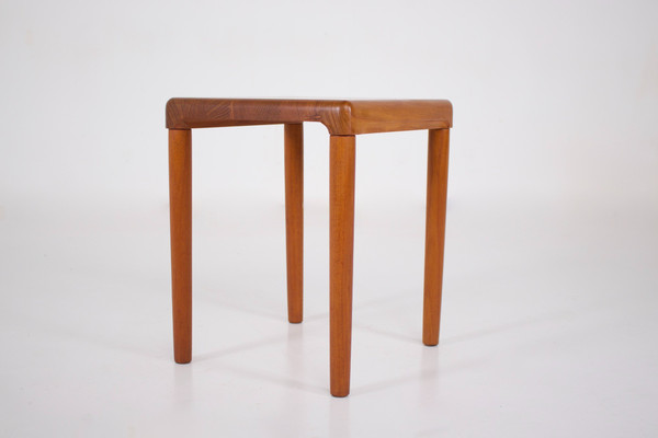 Scandinavian teak stool.