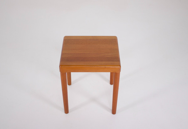 Scandinavian teak stool.