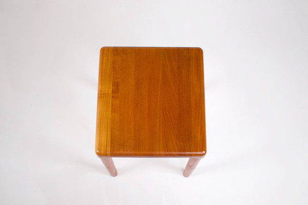 Scandinavian teak stool.